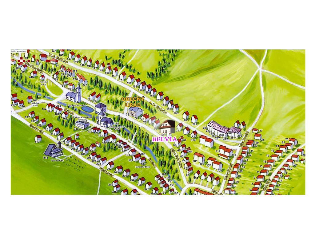 Penzion Belvia Nová Lesná Exteriör bild